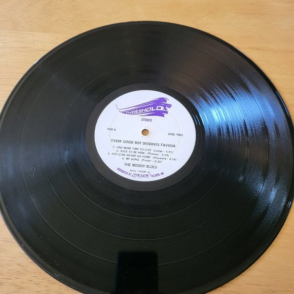 THE MOODY BLUES Every Good Boy Deserves Favour LP 1971 Threshold THS 5 Rock LP7 - Picture 6 of 11